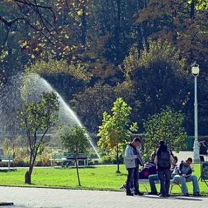 Park w Krynicy Zdrój
